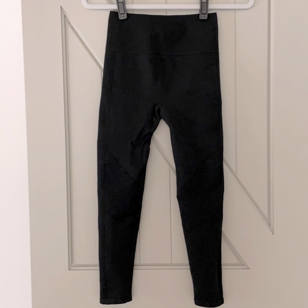 Fabletics Moto High Rise Cropped Legging